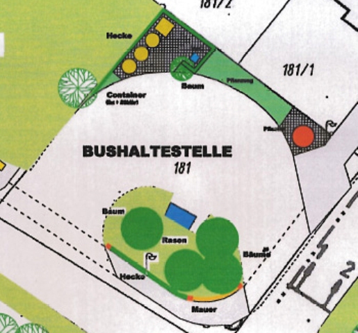 Umgestaltung Bushaltestelle